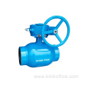 PN16~PN40 carbon steel plastic sealing welded ball valve